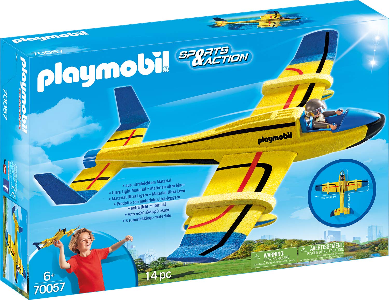 Playmobil 70057 Sports & Action Throw Gliders Water Plane Colourful