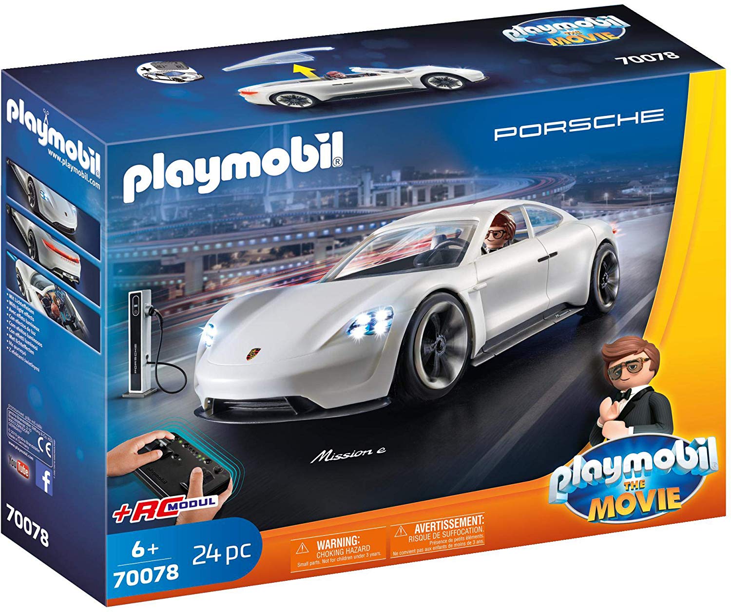 PLAYMOBIL 70078 Porsche, The Movie Toy, Role play, Colourful, One Size