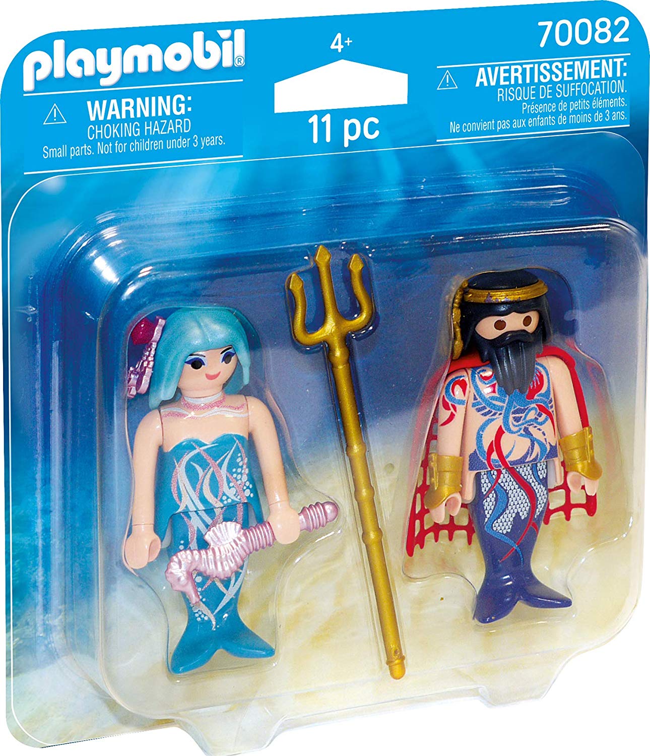 Playmobil 70082 Duo Pack Sea King And Mermaid Multi-Coloured