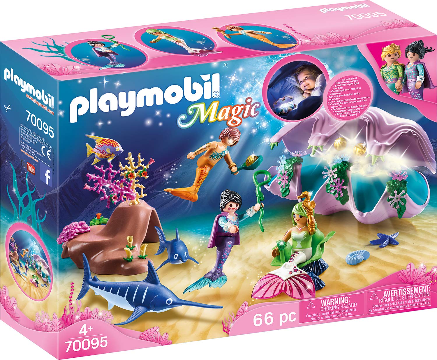 Playmobil Magic Night Light Pearl Shell Multi Coloured