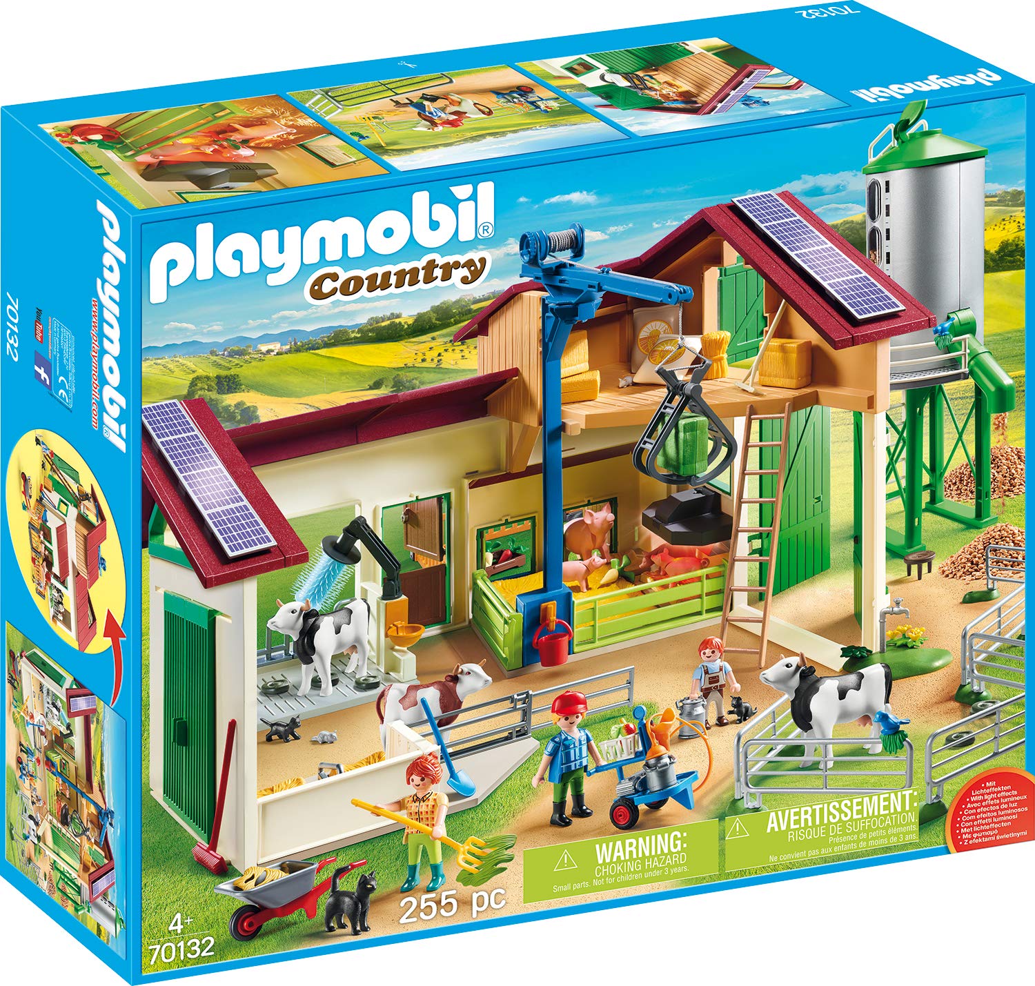Playmobil Large Country Farm With Silo Multi Coloured