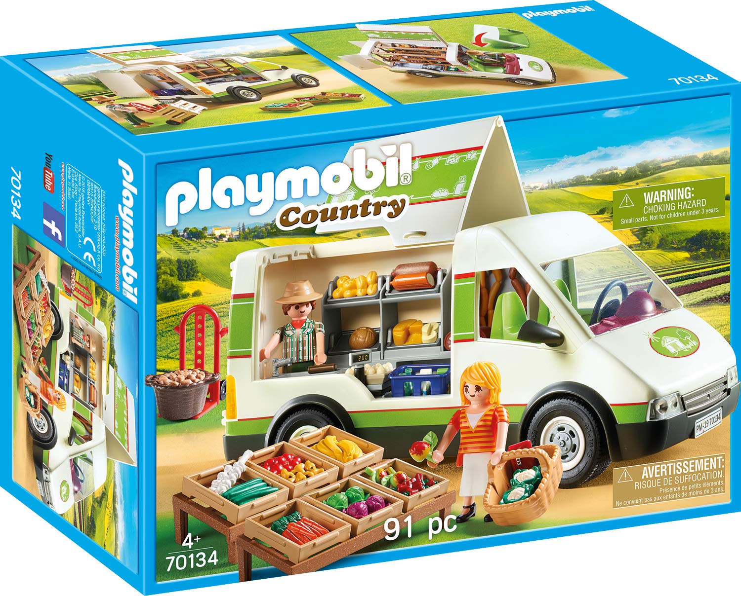 Playmobil Country Courtyard Shop Multi Coloured