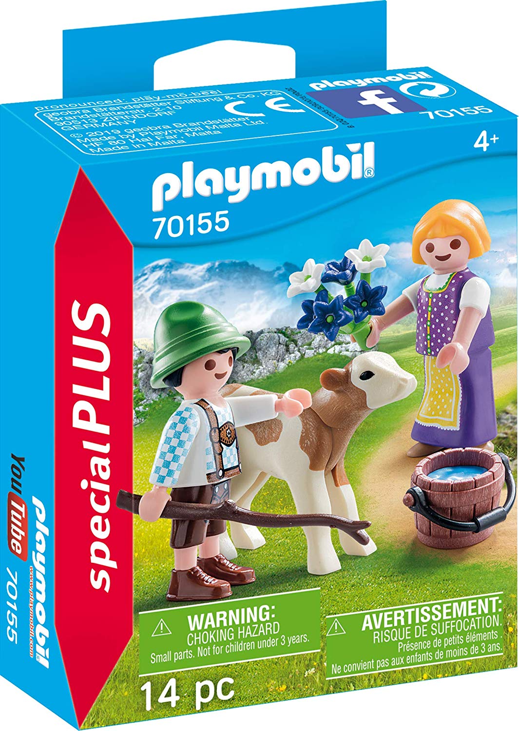 Playmobil 70155 Special Plus Children With Calf Multi-Coloured