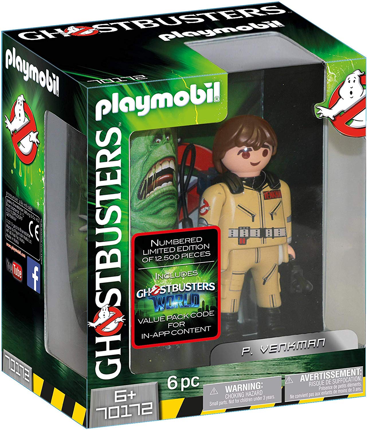 Playmobil 70172 Ghostbusters Collectable Figurine P. Venkman Colourful