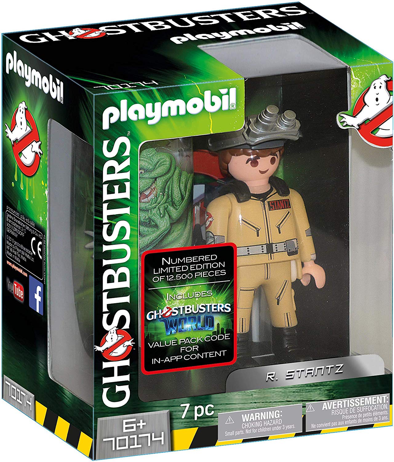 Playmobil 70174 Ghostbusters Collectable Figurine R. Stantz Multi-Coloured
