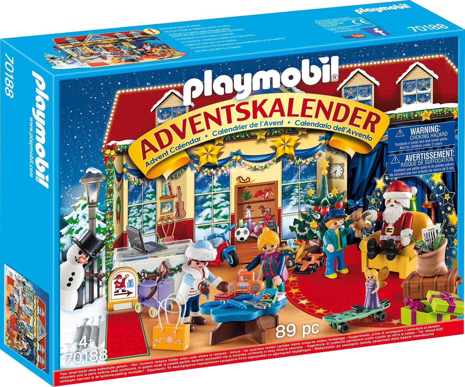 Playmobil 70188 Advent Calendar Toy Role Play Multi-Coloured One Size