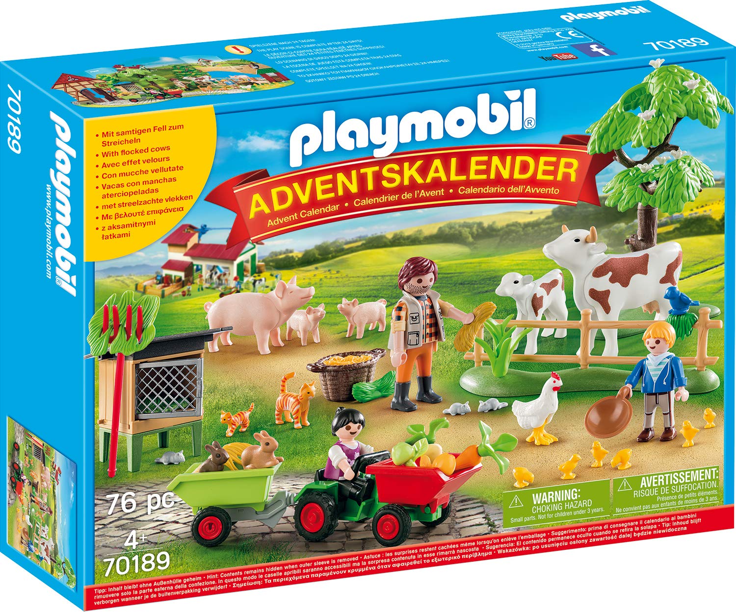 Playmobil 70189 Advent Calendar Toy Role Play Multi-Coloured One Size