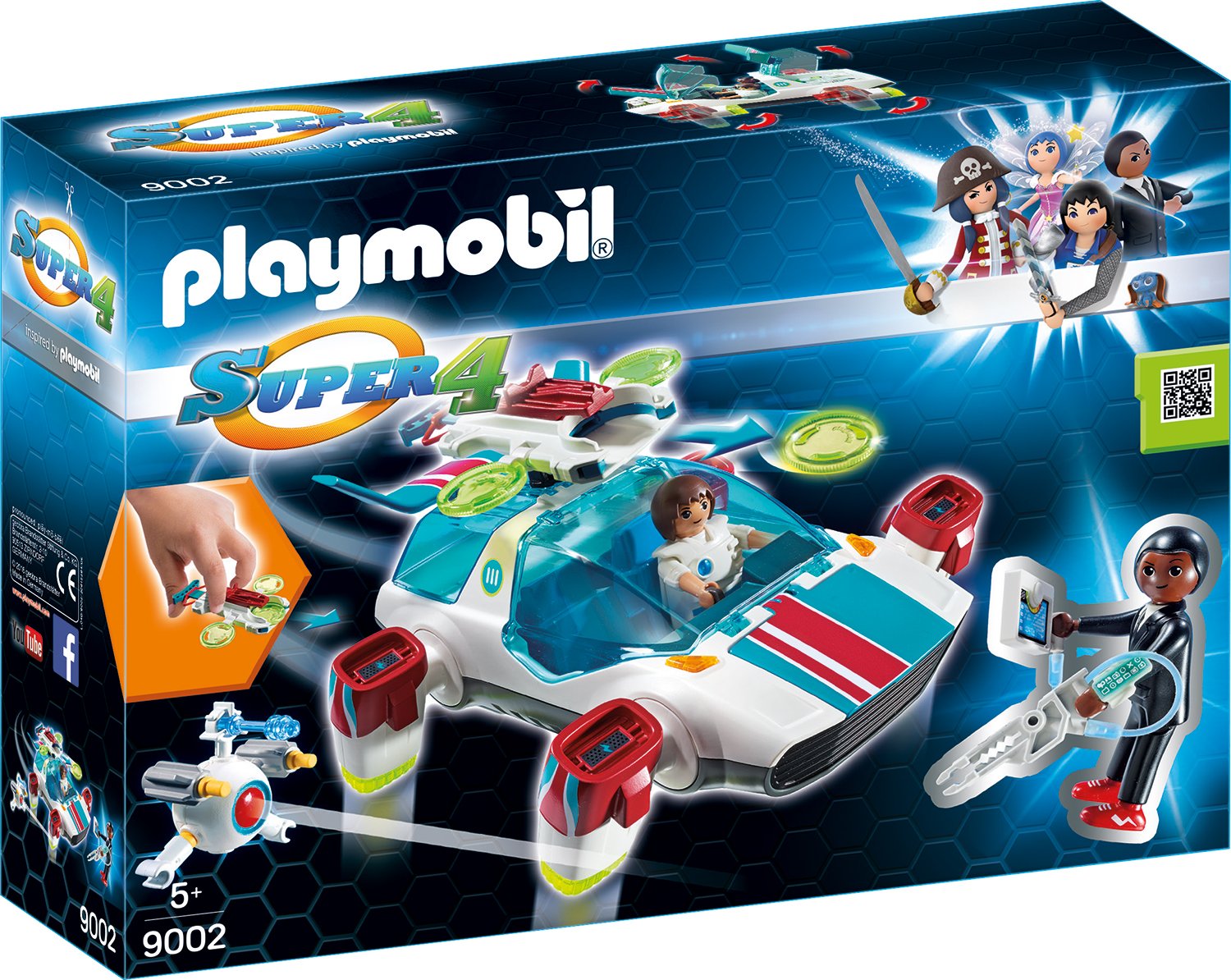 Playmobil Fulgurix With Agent Gene