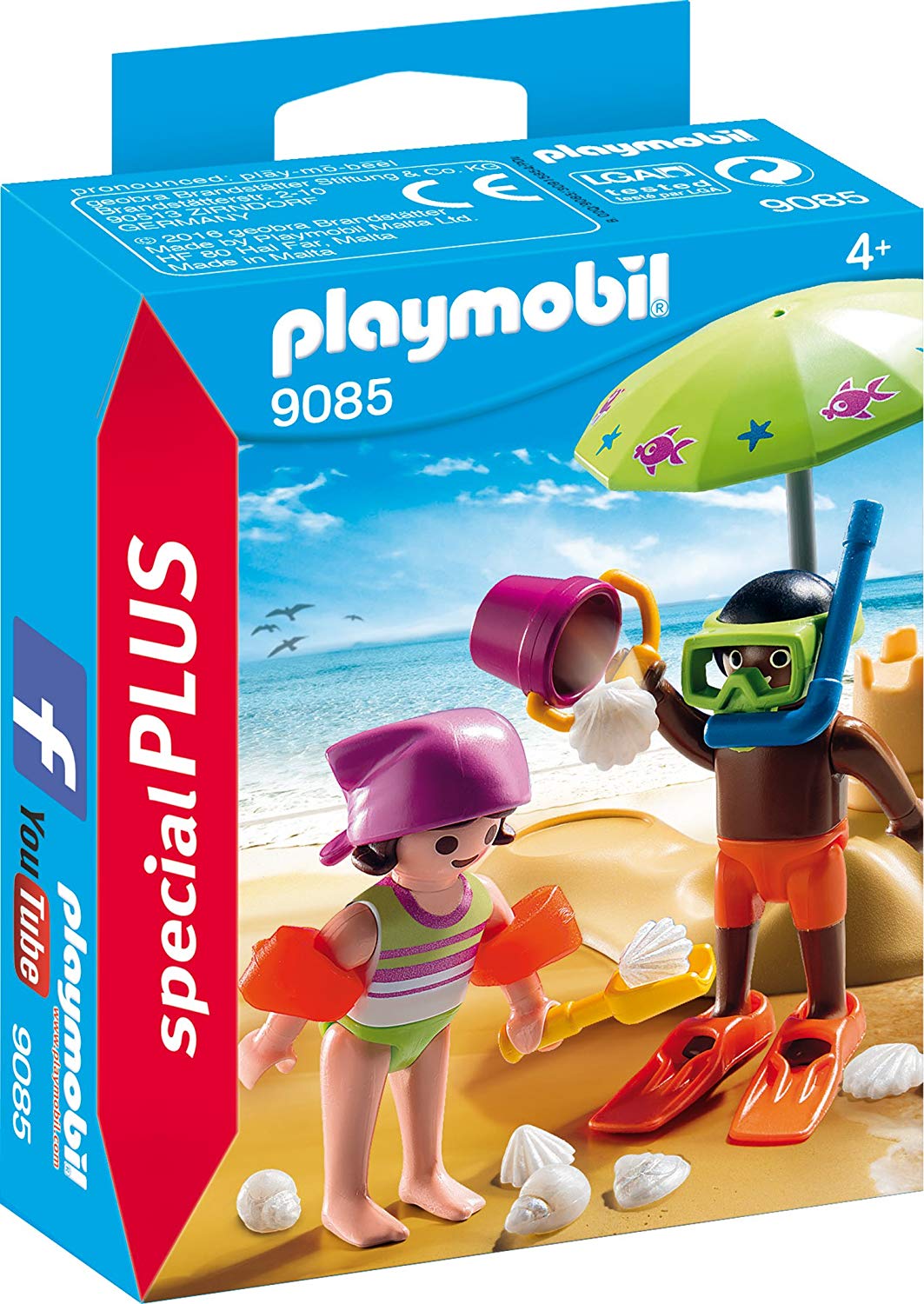 Playmobil Kids With Sand Castle