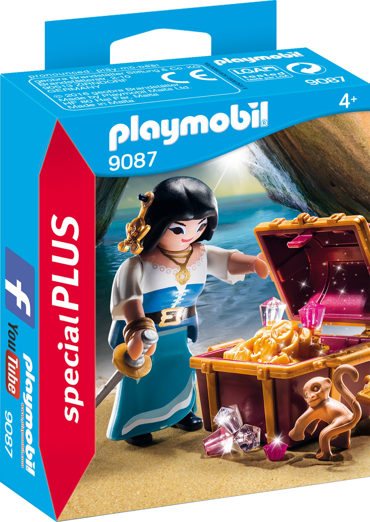 Playmobil Pirate With Treasure Chest