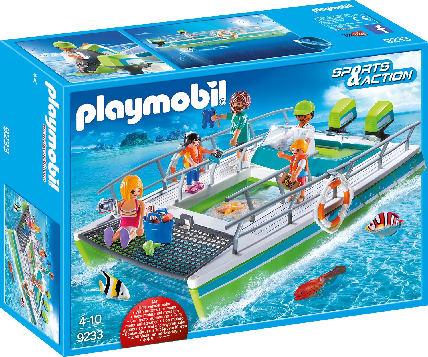 Playmobil Glass Bottom Boat With Underwater Motor