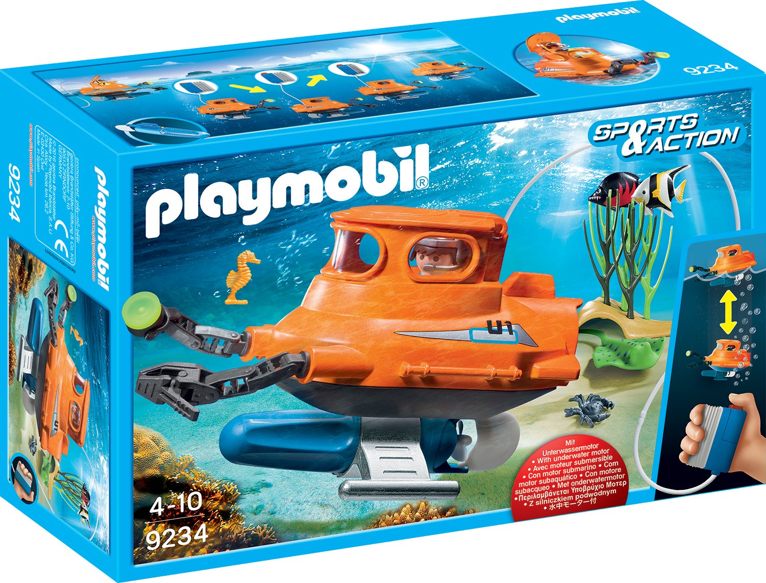 Playmobil Submarine With Underwater Motor