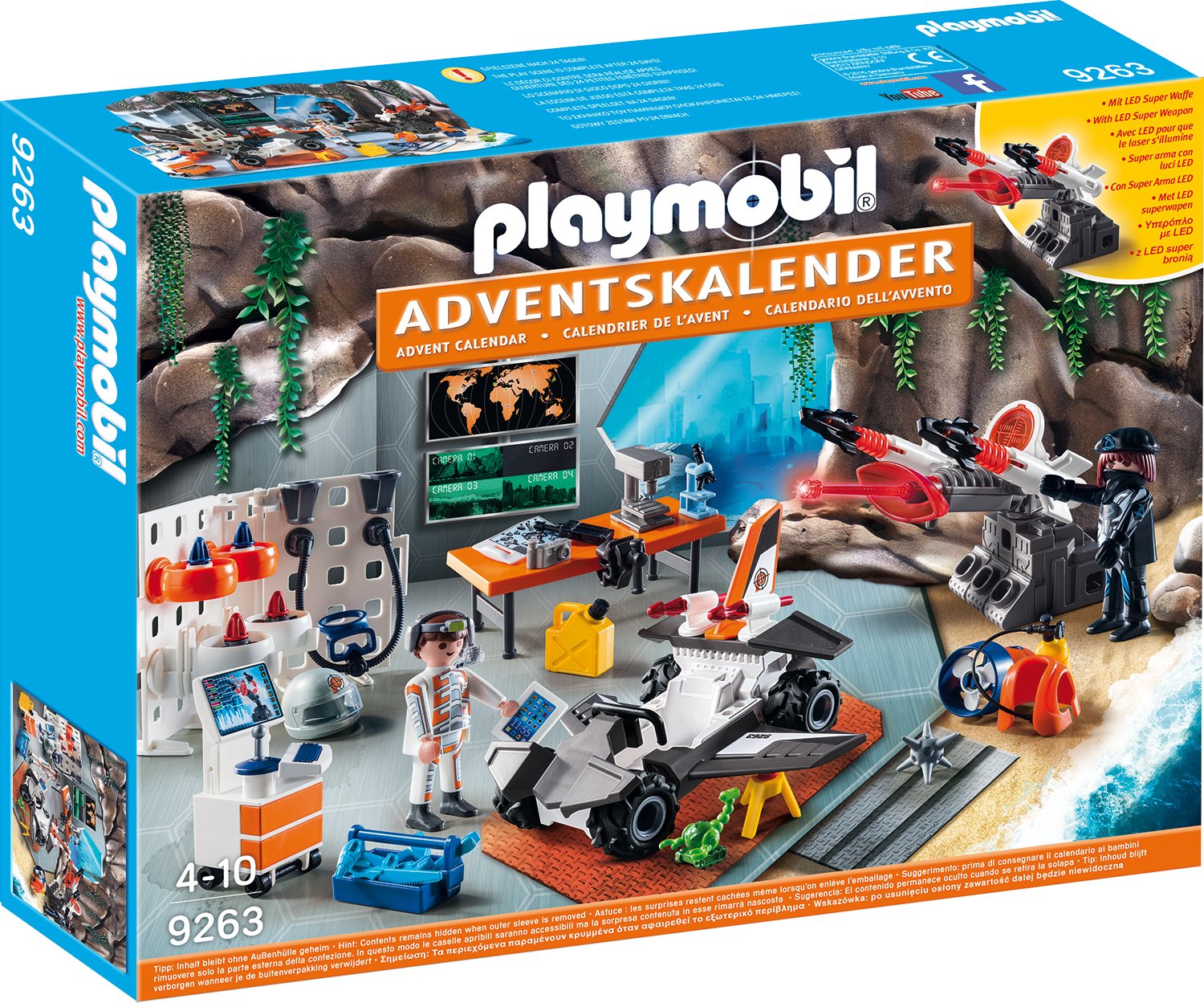 Playmobil  Spy Team Workshop Advent Calendar