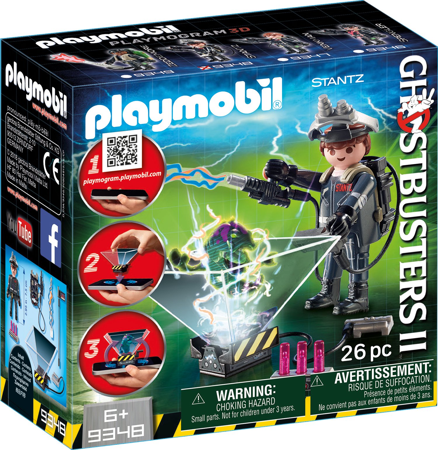 Playmobil Ghost Hunters Raymond Stantz Game