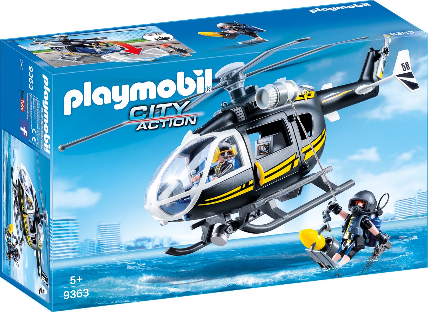 Playmobil Sec Helicopter Game