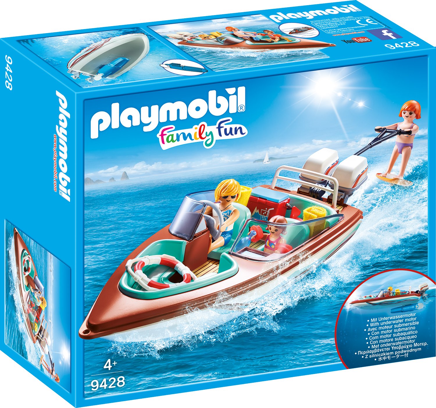Playmobil Motor Boat With Underwater Motor Game