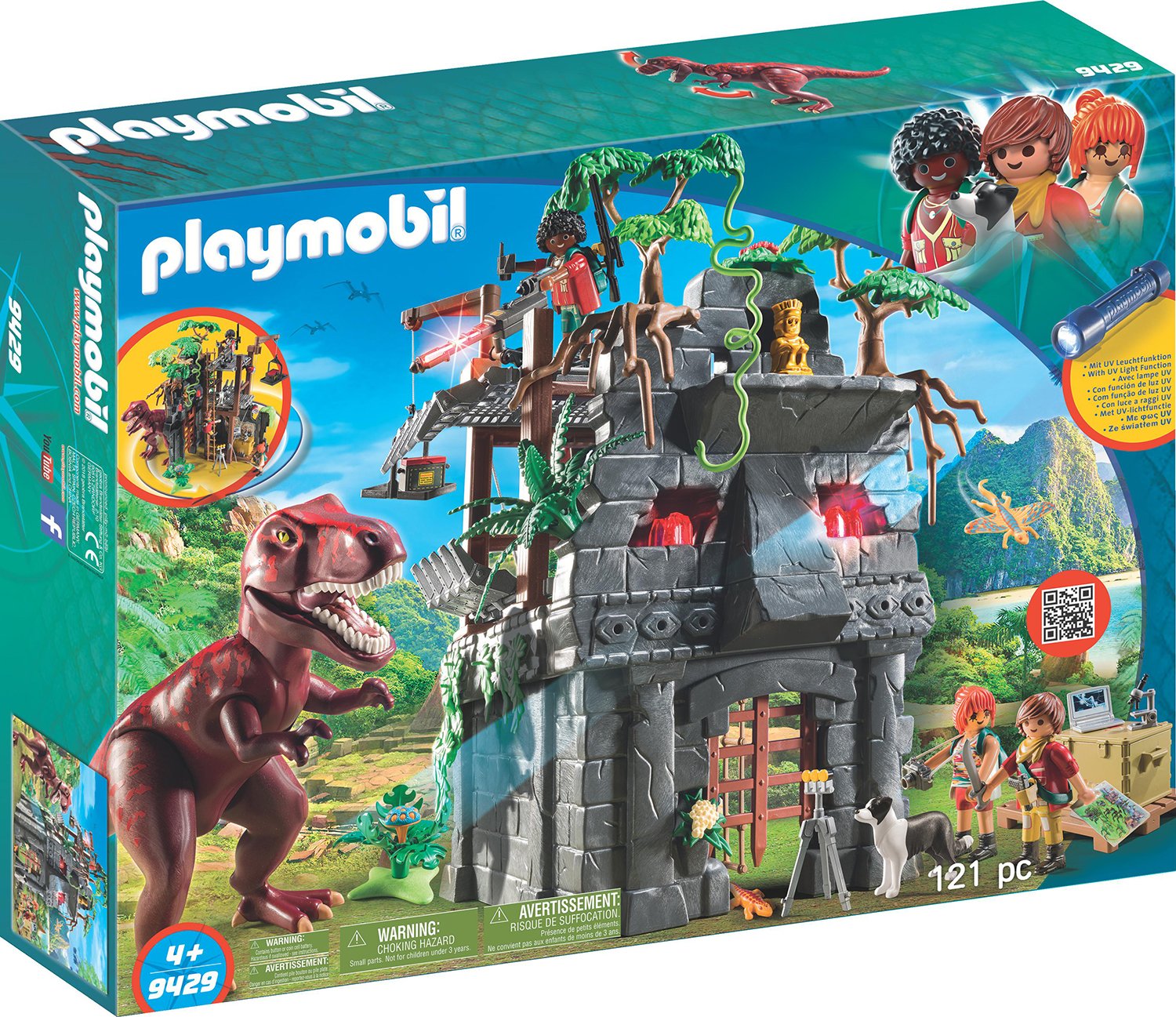 Playmobil Base Camp With T Rex Game