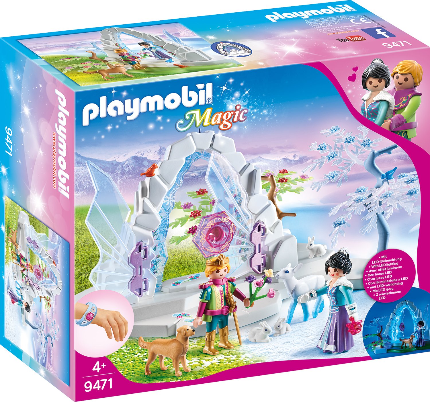 Playmobil Unisex Children Toy Crystal Gate To Winter Wonderland