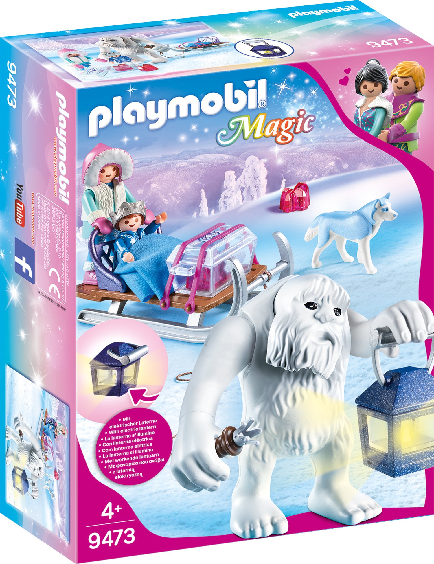 Playmobil Childrens Toy Sled Snow Troll Unisex