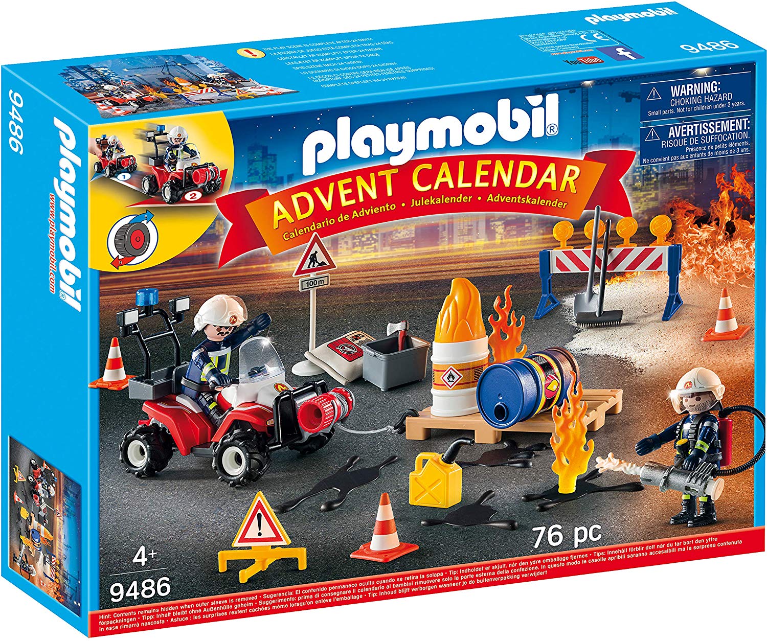 Playmobil Advent Calender Fire Brigade Play Construction Site