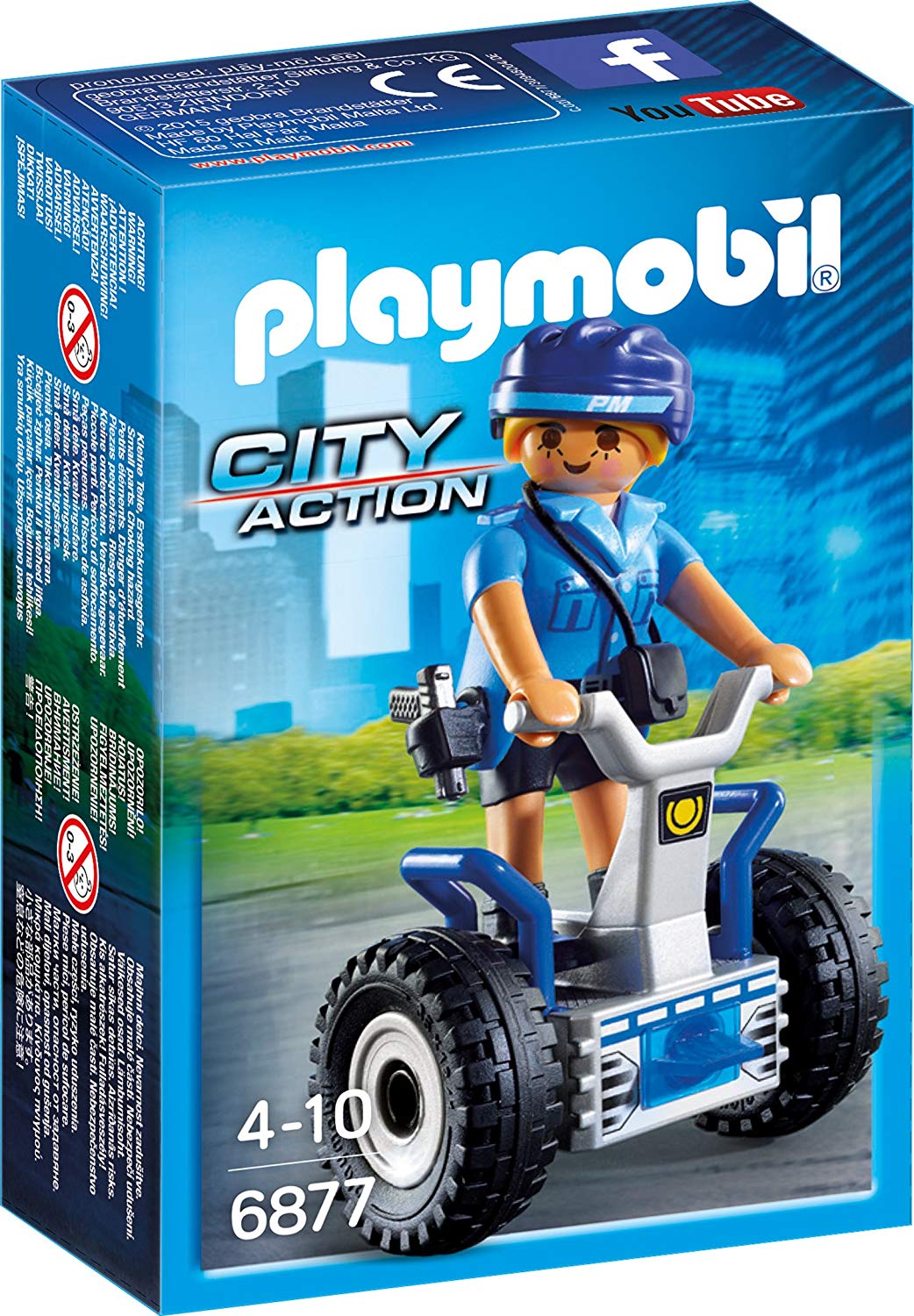 Playmobil City Action Policewoman With Race Scooter