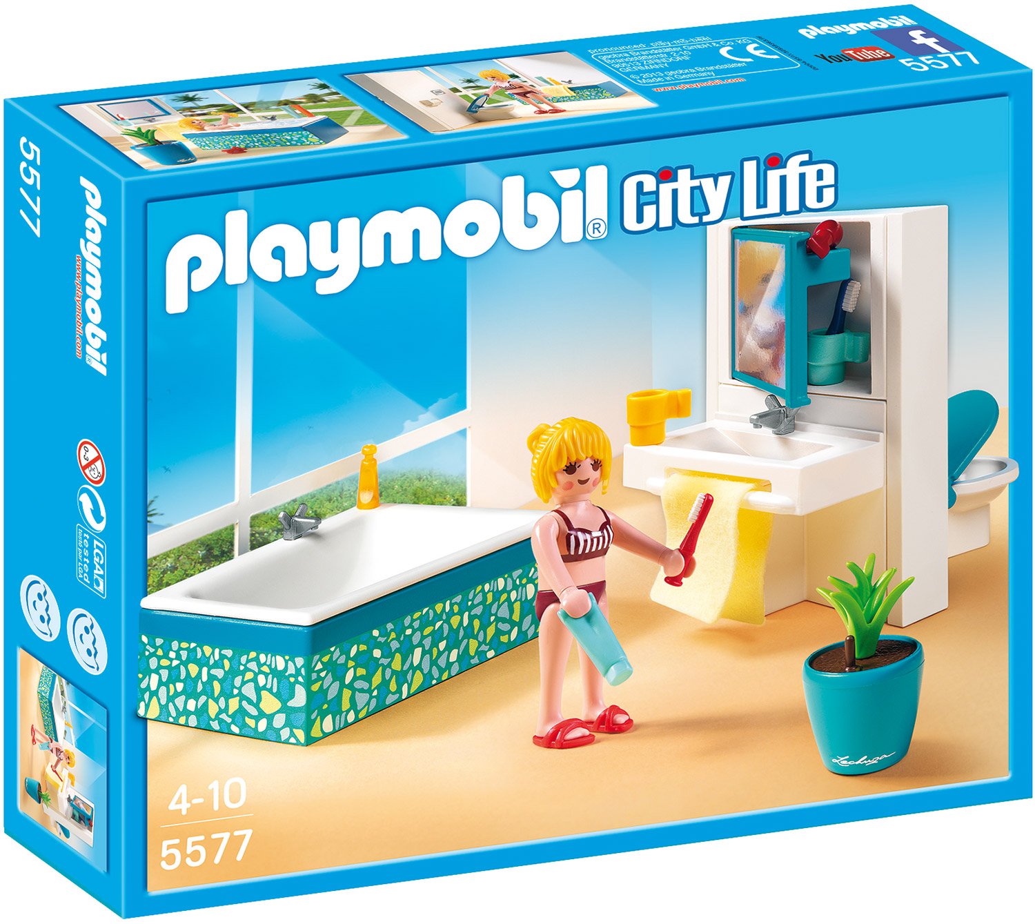 Playmobil City Life Modern Bathroom Playset