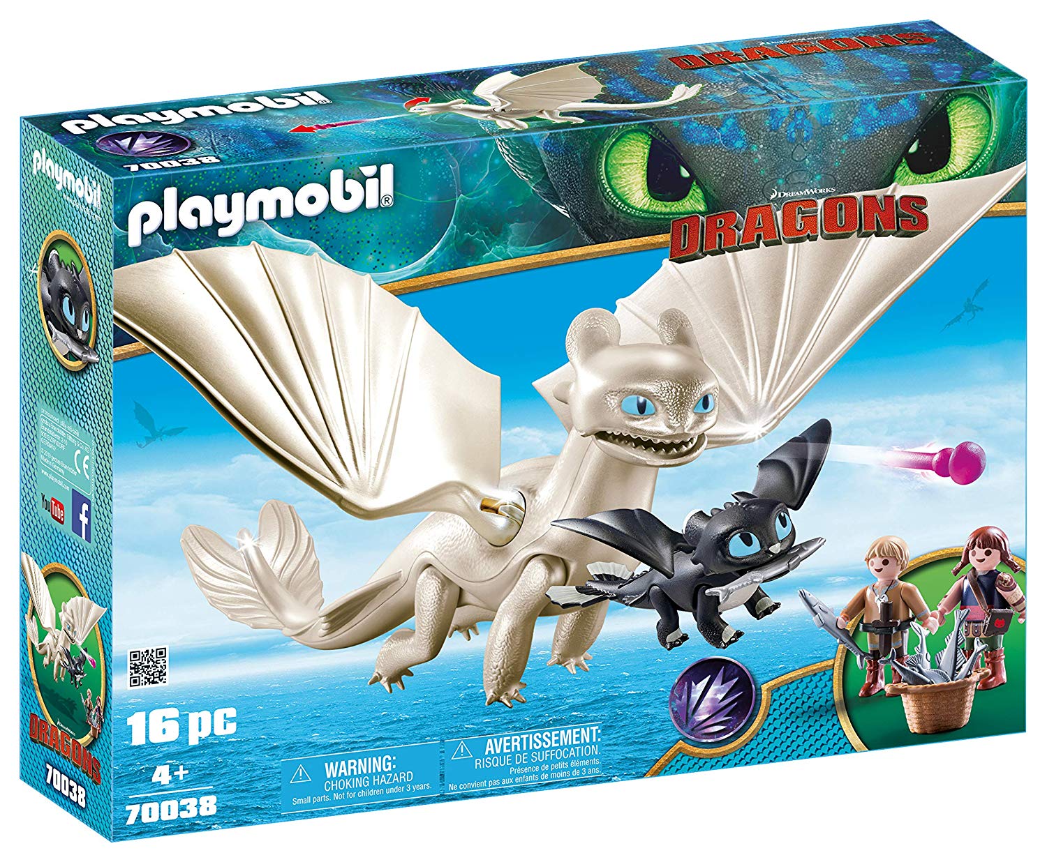 Playmobil Dragons Light Fury Playset Multi Coloured