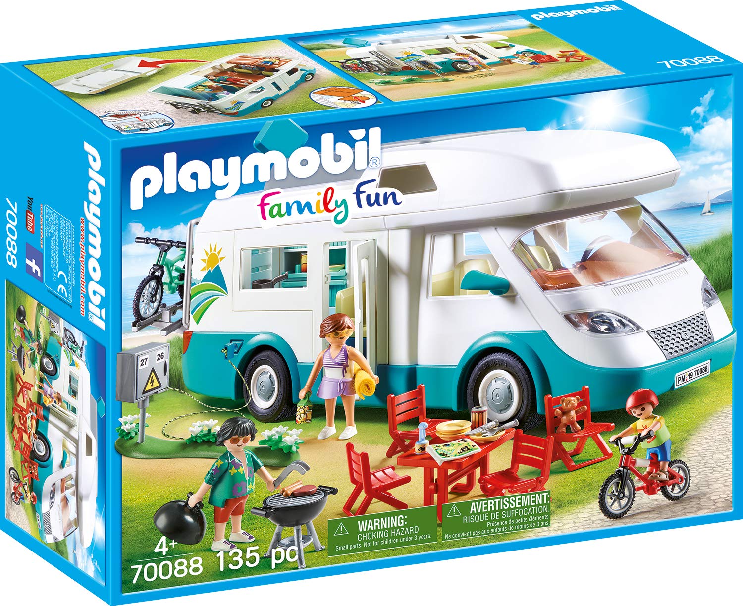 Playmobil Family Fun Family Caravan Colourful