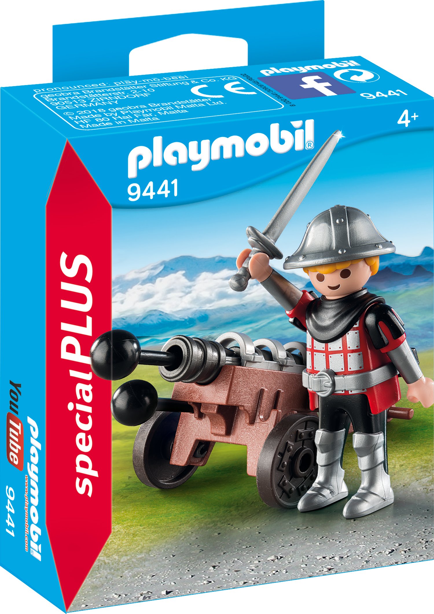 Playmobil Knight With Cannon Game