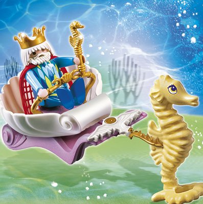 Playmobil - Ocean King With Seahorse Carriage