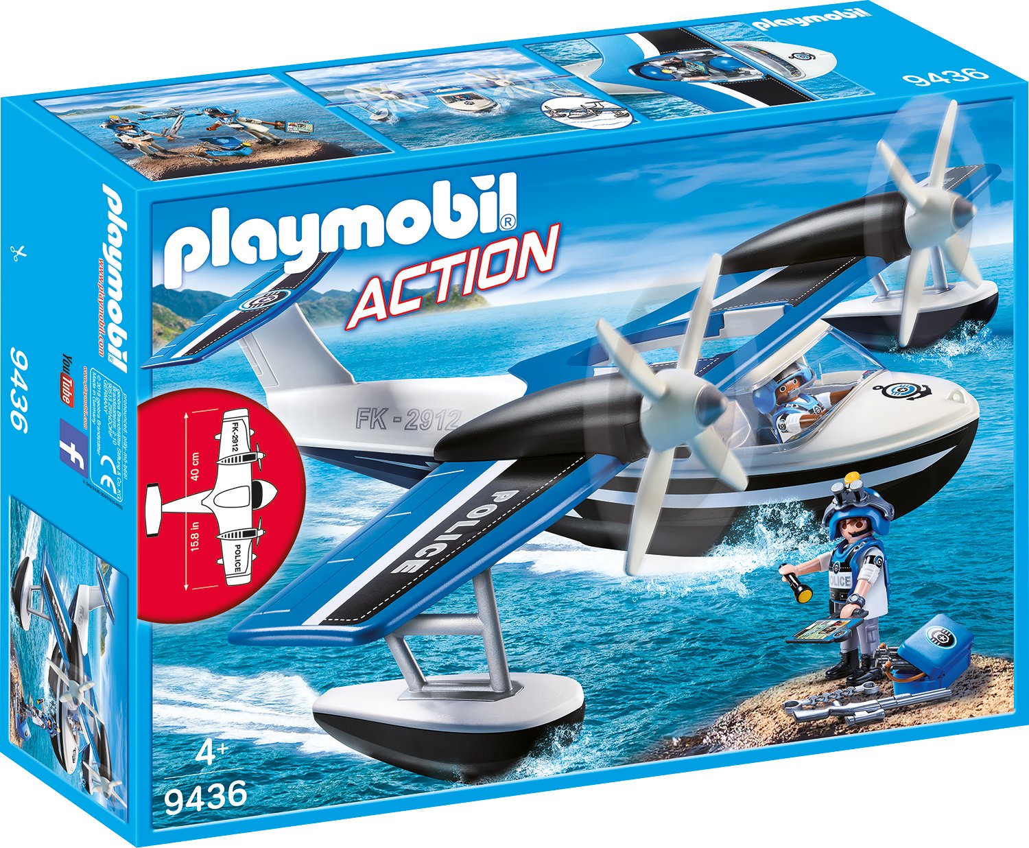 Playmobil Police Water Plane Game