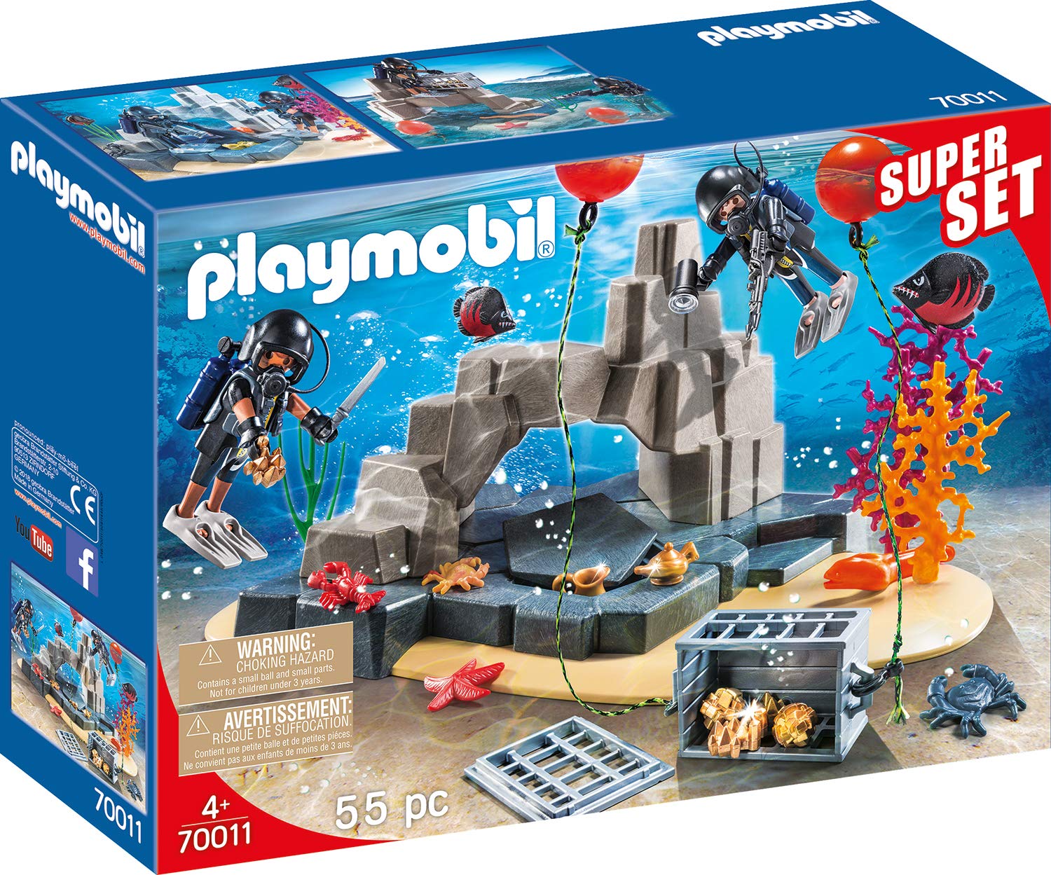 Playmobil Superset Sek 70011 Diving Insert Multi-Coloured