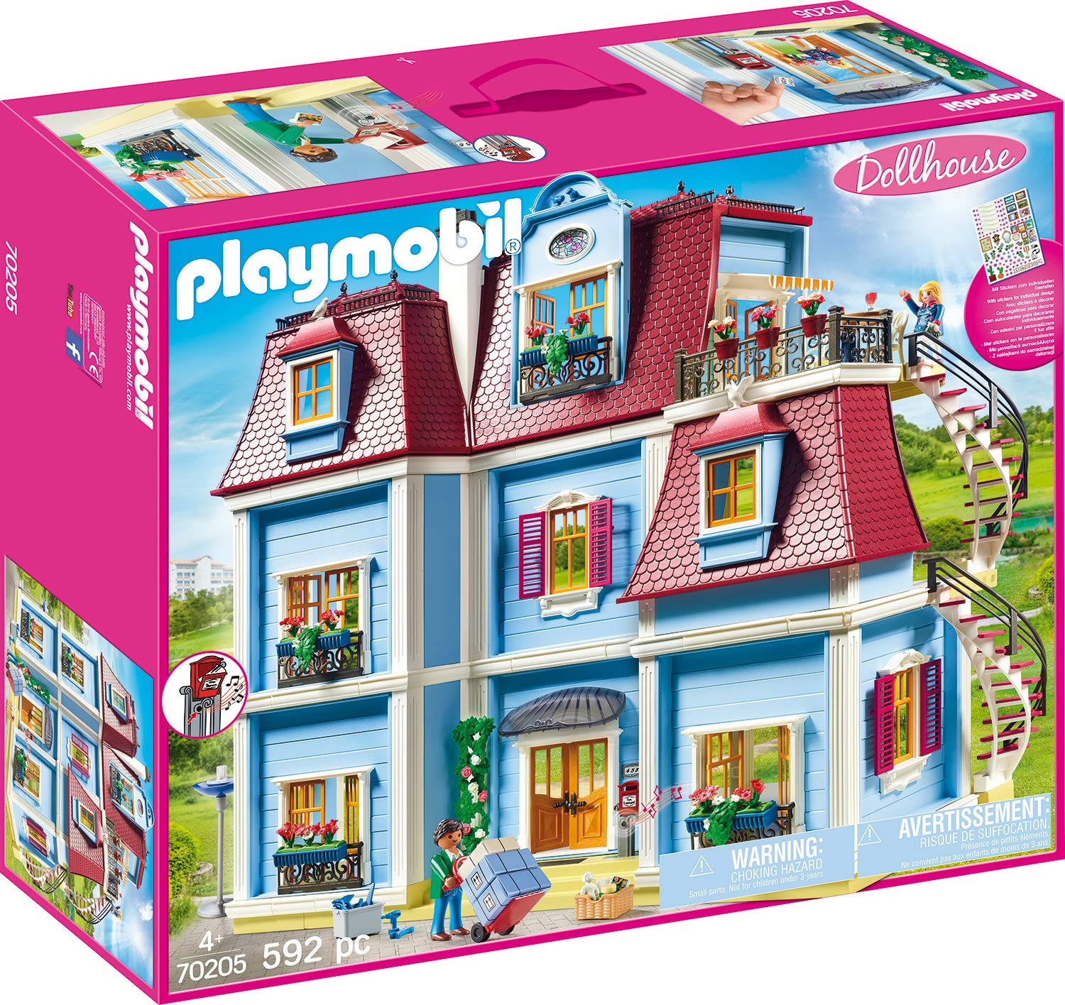 Playmobile 70205 Dollhouse Toy, Role Play, Multi-Coloured, One Size