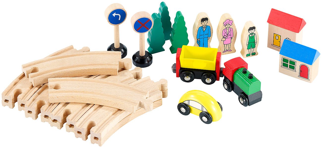 Small Wooden Train Set