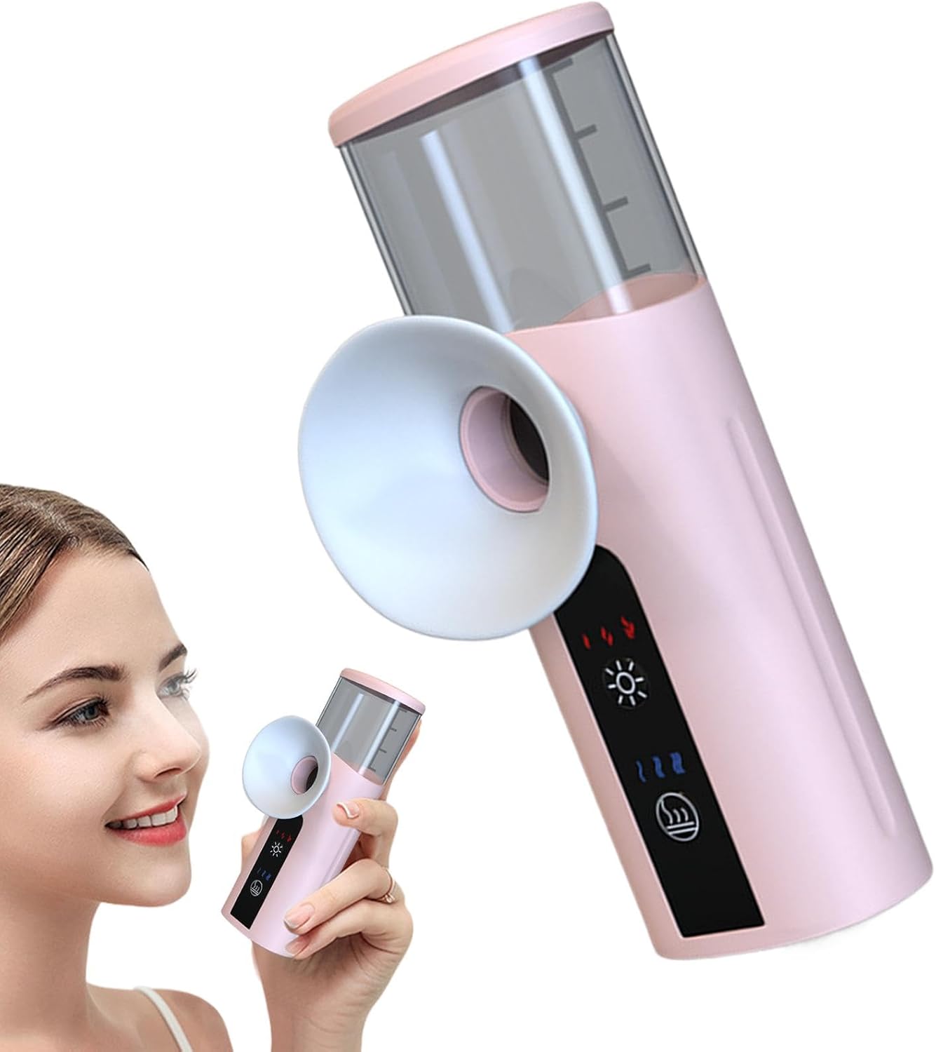 Nano Mister for Dry Eye, Eye Mist Steam Sprayer | 2 Modes Electric Eye Sprayer | Eyelash nebulizer, handlid cleaning tool for home and travel