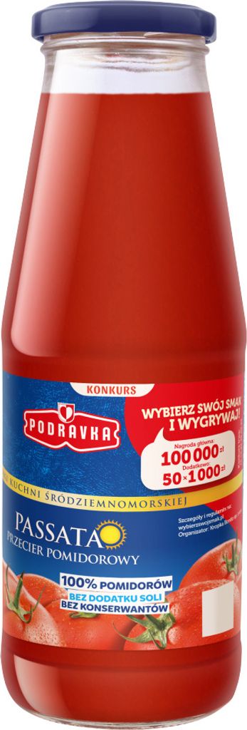 Podravka passata tomato puree 680 G