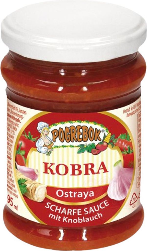 "POGREBOK" Spicy sauce with garlic cobra 295g