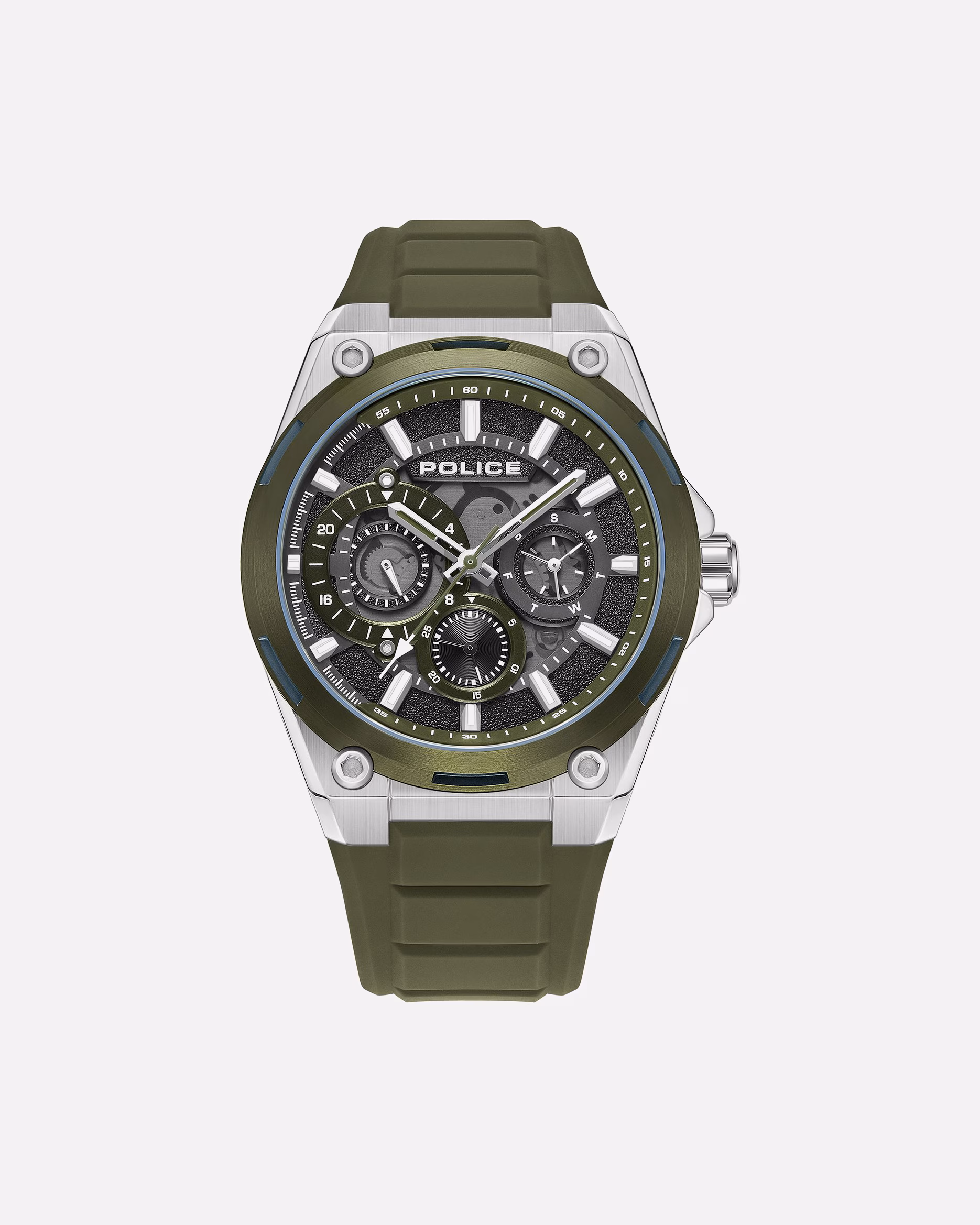 Police watch men's watch stainless steel