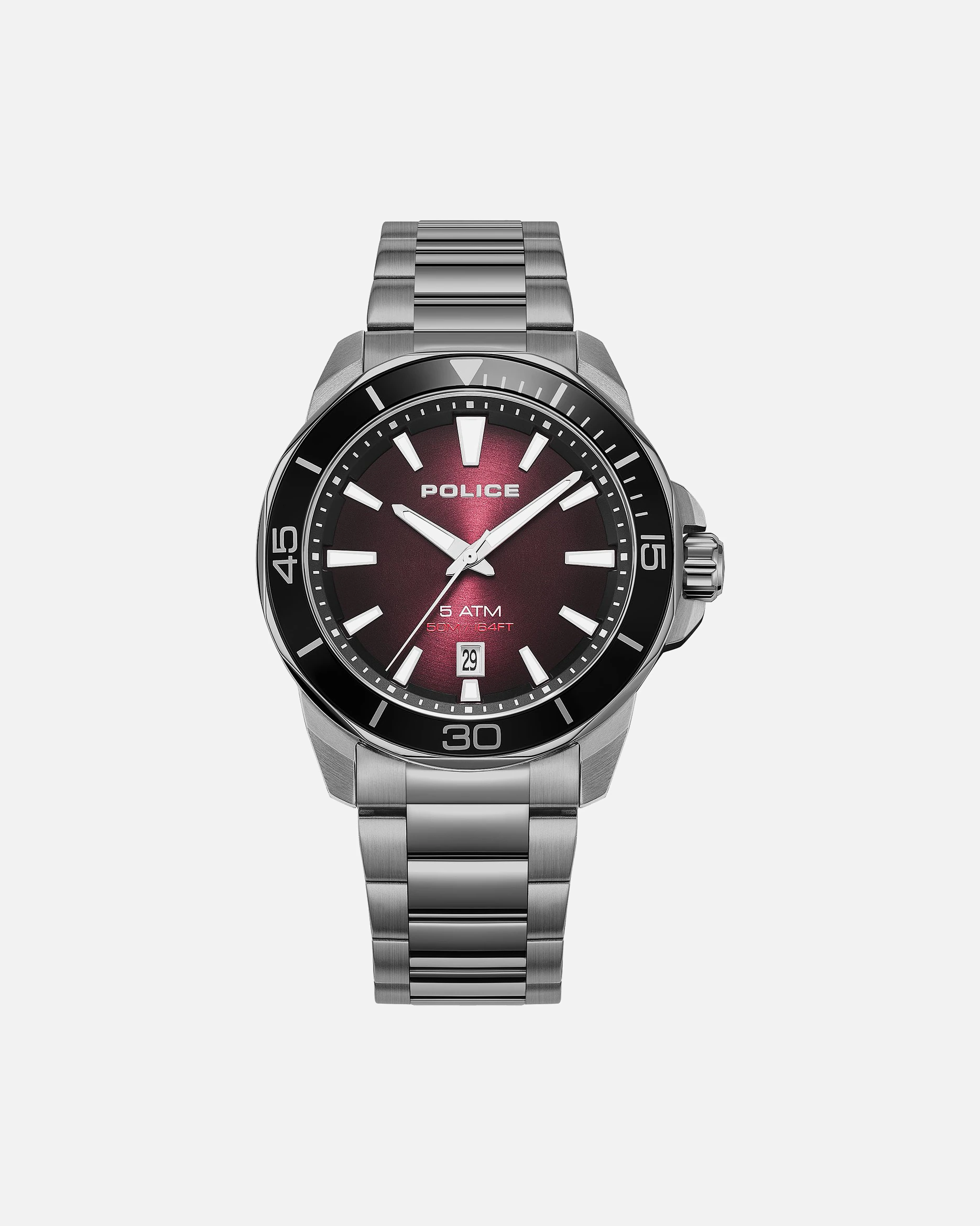 Police watch men's watch stainless steel