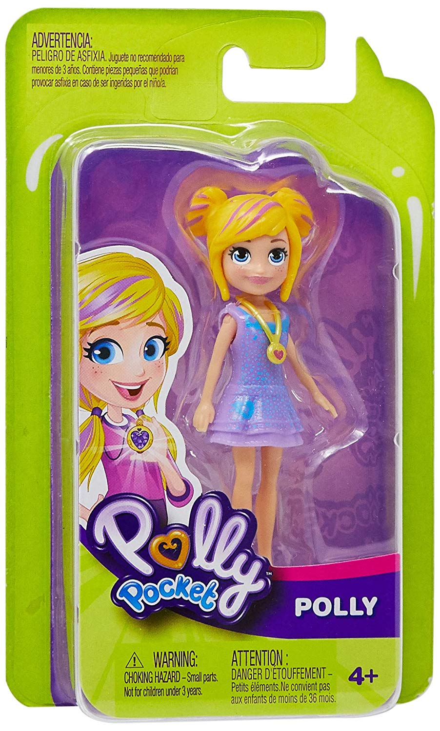 Polly Pocket Doll With Trendy Outfits 2018 Edition Measures Approx. Height:
