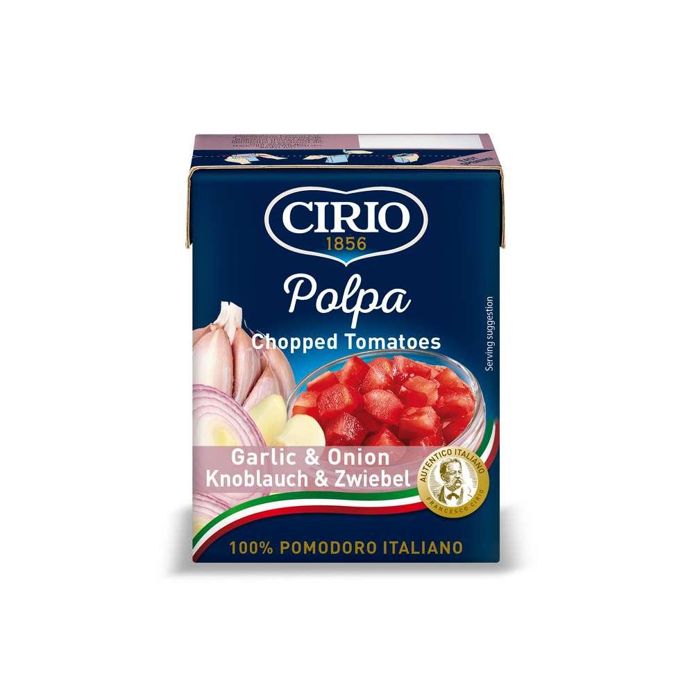 Polpa tomato pieces with garlic & onion
