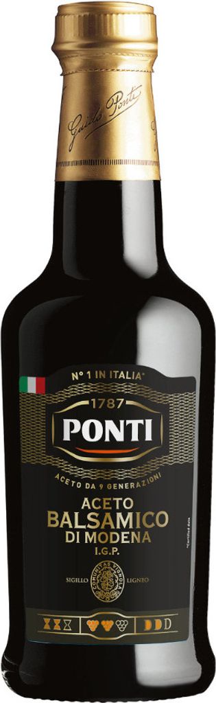 Ponti Aceto Balsamico di Modena IGP Gold Cap 12 months 250 ml / balsamic vinegar