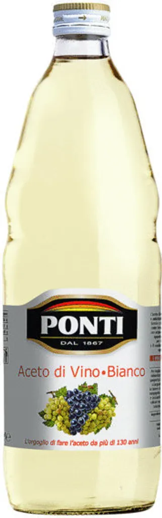 Ponti Aceto di Vino Bianco / white wine vinegar 1 liter.