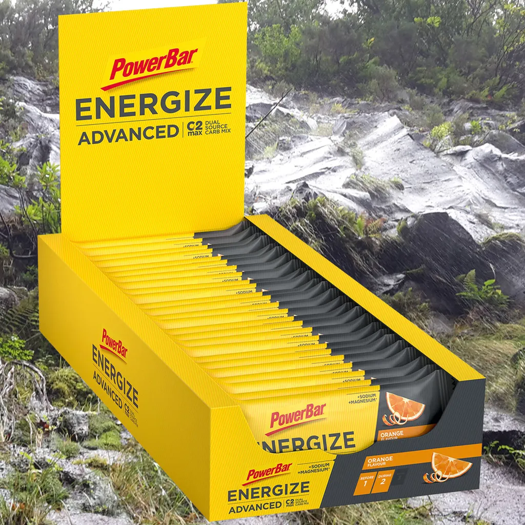 Powerbar - Energize Advanced Bar 25 x 55g Riegel Orange