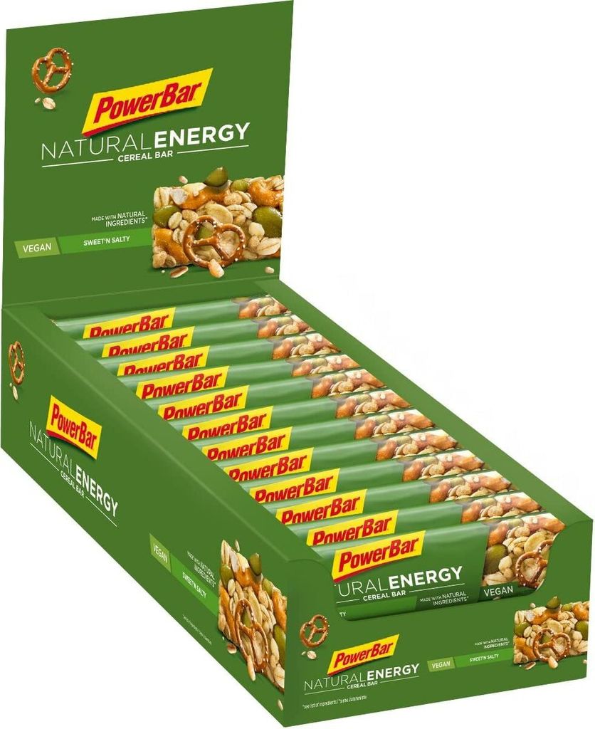 PowerBar Natural Energy, 24 x 40g Riegel BOX Bunt gemischt