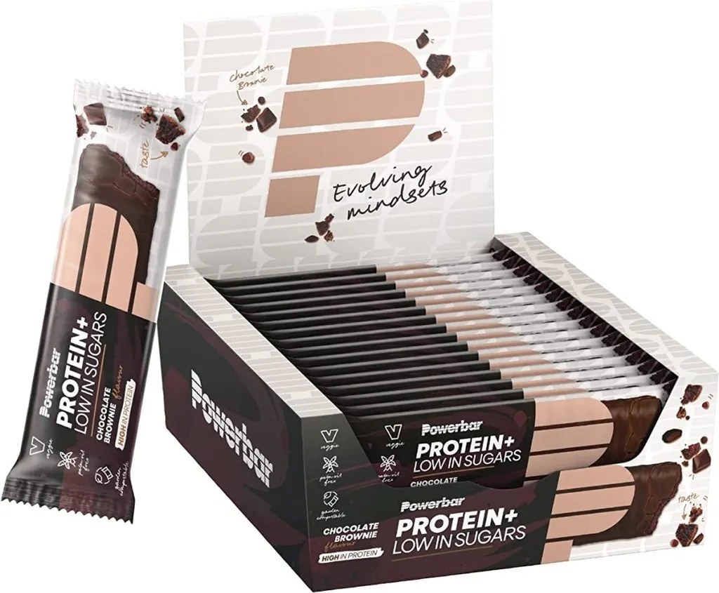 Powerbar Protein Plus Low Sugar Bar  (16x35g) Chocolate Brownie - Riegel - Protein-Riegel