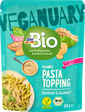 Vegan pasta topping basil & garlic, 80 g