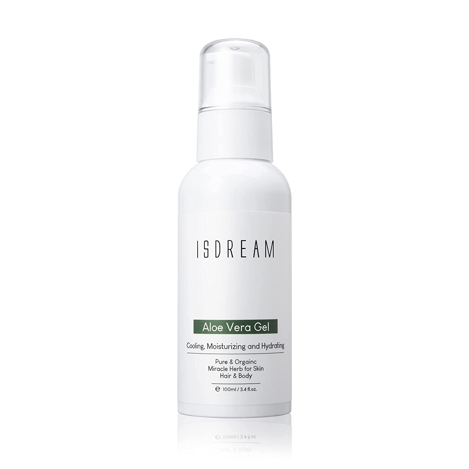 Aloe Vera Gel Isdream 100% Prue, Aloe Vera Cream Gel is suitable for after-