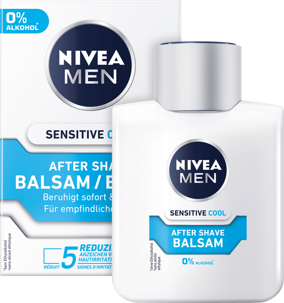NIVEA MEN After Shave Balsam Sensitive Cool, 100 Ml