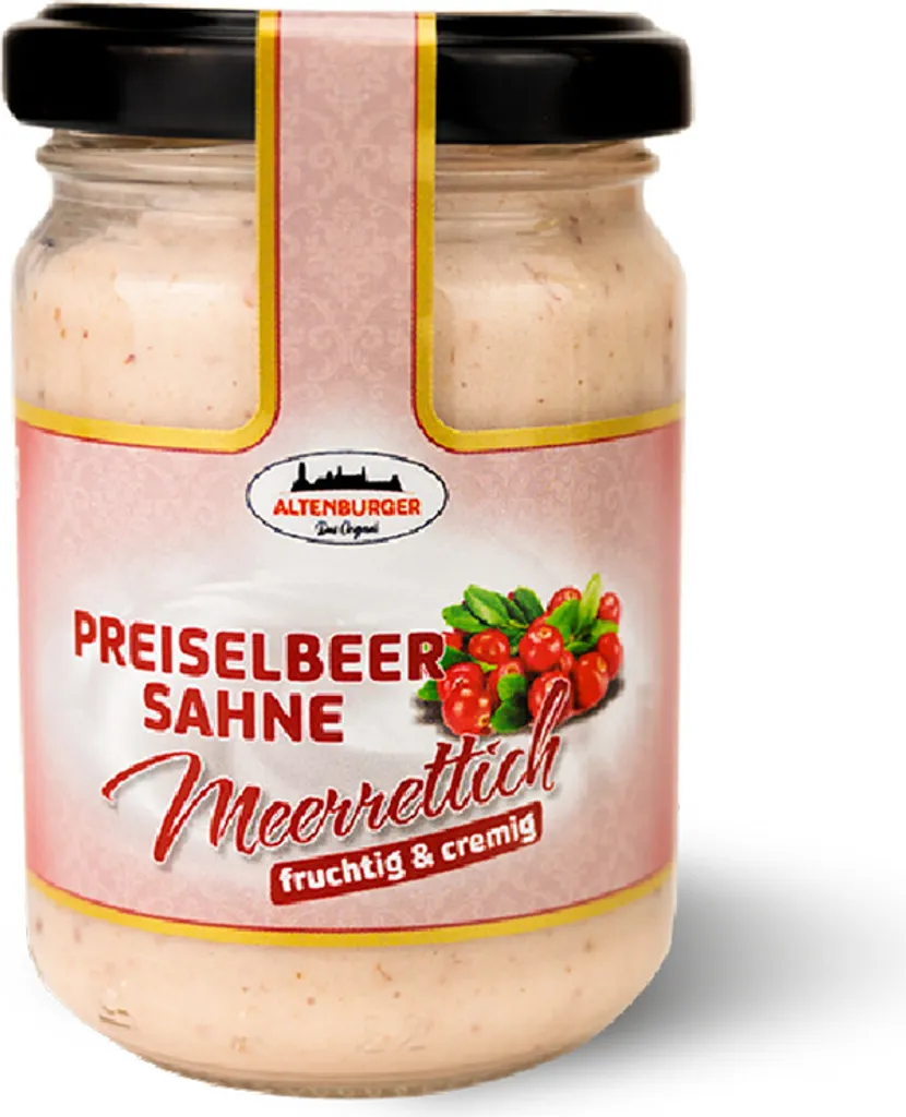 Preiselbeer Sahne Meerrettich, 140 g